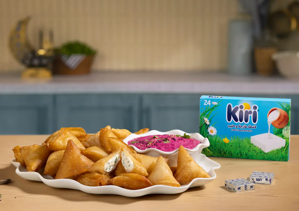 The Original Kiri Sambousa with Beetroot Dip